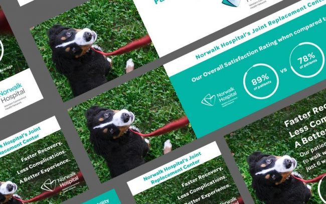 Digital marketing example for hospital