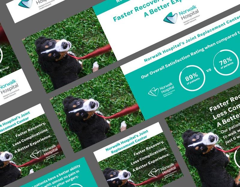 Digital marketing example for hospital