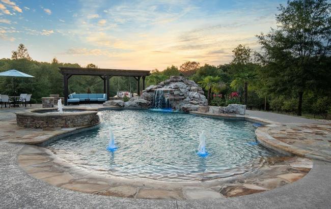 Photography for luxury pool builder