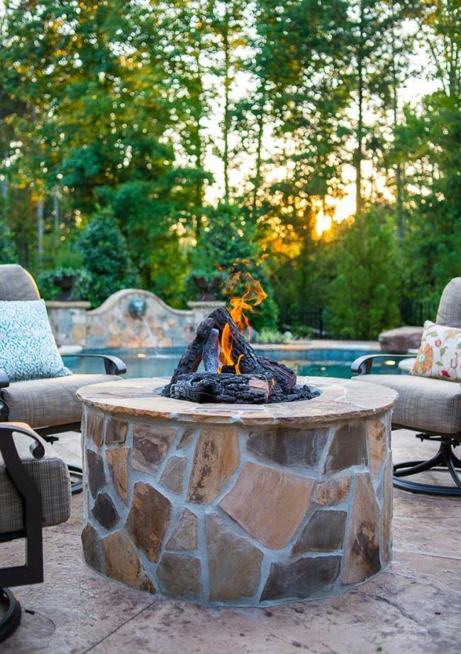 Outdoor living photography for luxury pool builder