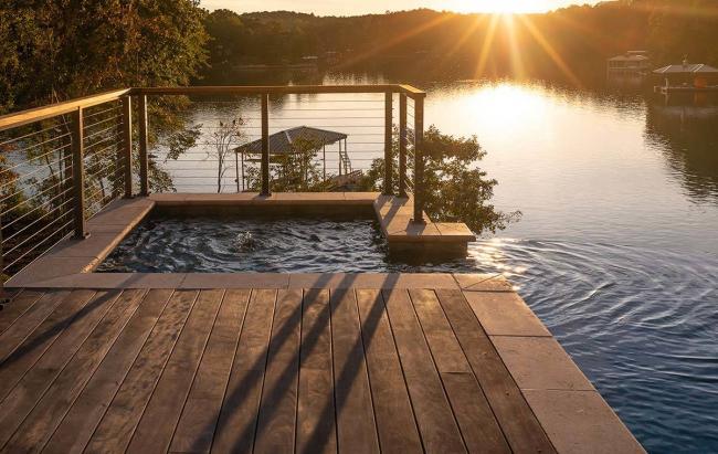 Photography for luxury pool builder