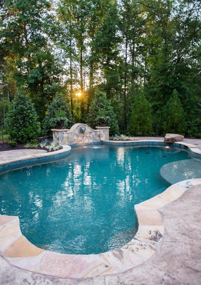 Photography for luxury pool builder