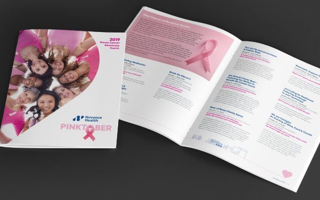Brochure marketing example for hospital